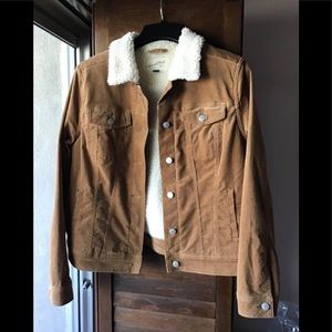 Universal Thread Corduroy Sherpa Jacket size L